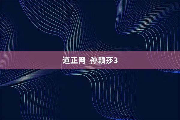道正网  孙颖莎3