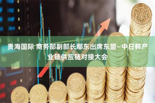 贵海国际 商务部副部长鄢东出席东盟—中日韩产业链供应链对接大会