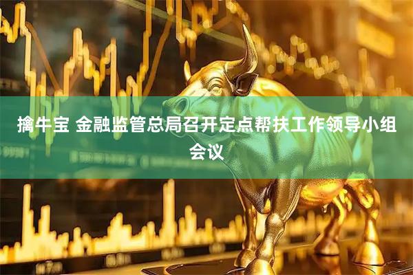 擒牛宝 金融监管总局召开定点帮扶工作领导小组会议
